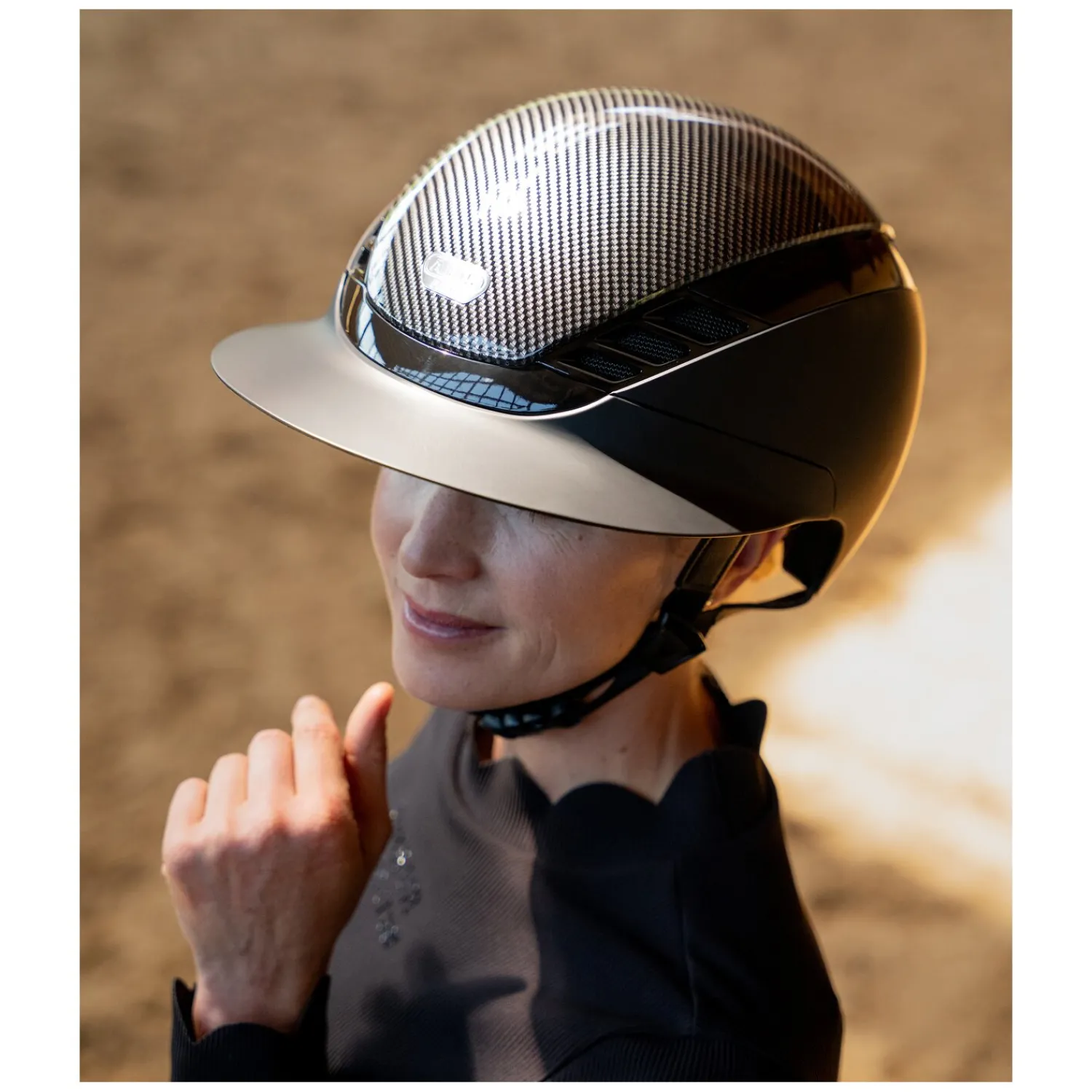 Loesdau Reithelme<ABUS PIKEUR Reithelm AirLuxe Pure Carbonstyle