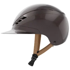 Loesdau Reithelme<ABUS PIKEUR Reithelm AirLuxe Pure Metallic Hazelnut