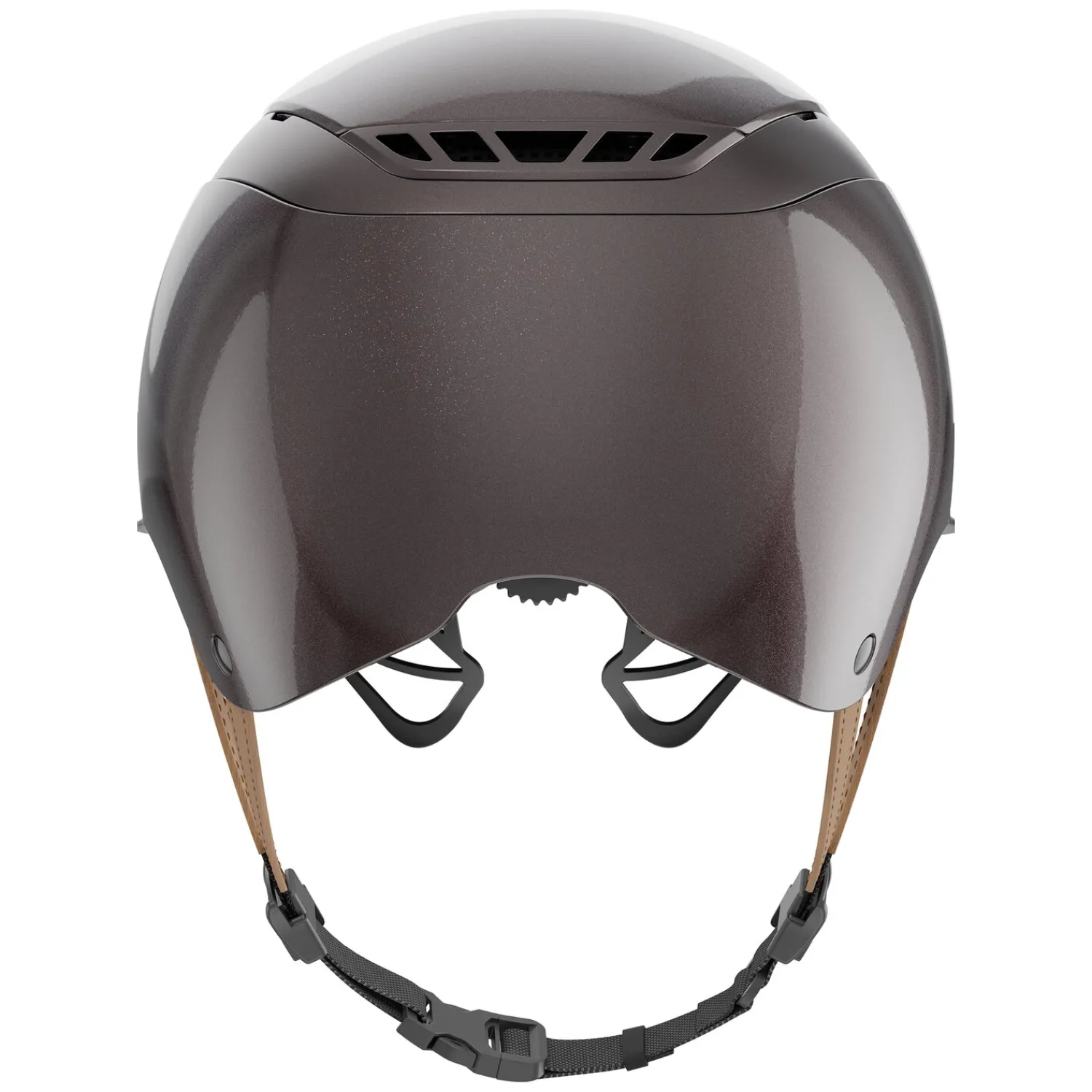 Loesdau Reithelme<ABUS PIKEUR Reithelm AirLuxe Pure Metallic Hazelnut