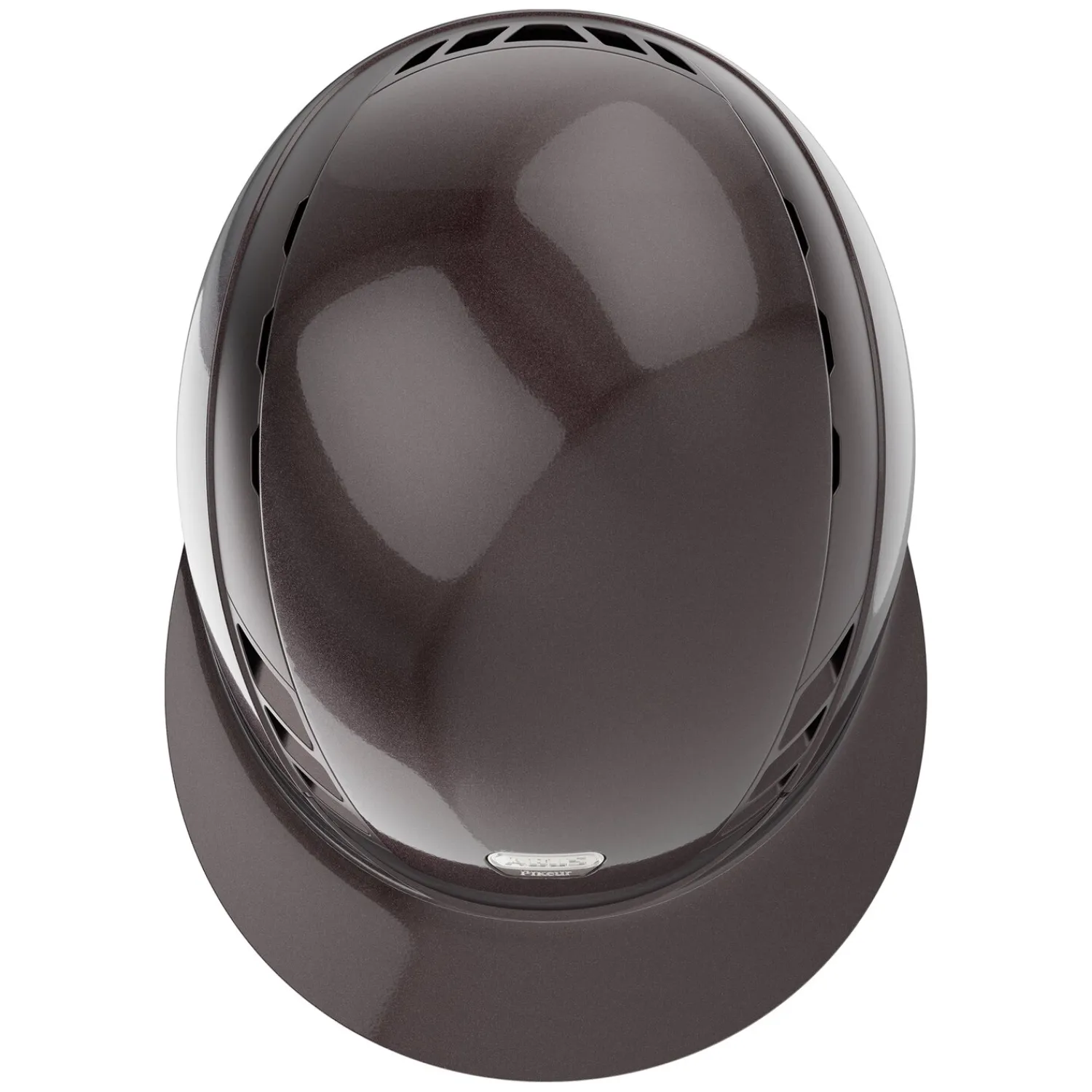 Loesdau Reithelme<ABUS PIKEUR Reithelm AirLuxe Pure Metallic Hazelnut