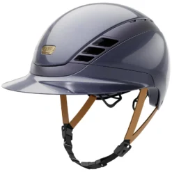 Loesdau Reithelme<ABUS PIKEUR Reithelm AirLuxe Pure Metallic Hazelnut