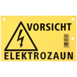 Loesdau Stalltafeln & Schilder|Weidezaunzubehör<AKO Warnschild Vorsicht Elektrozaun