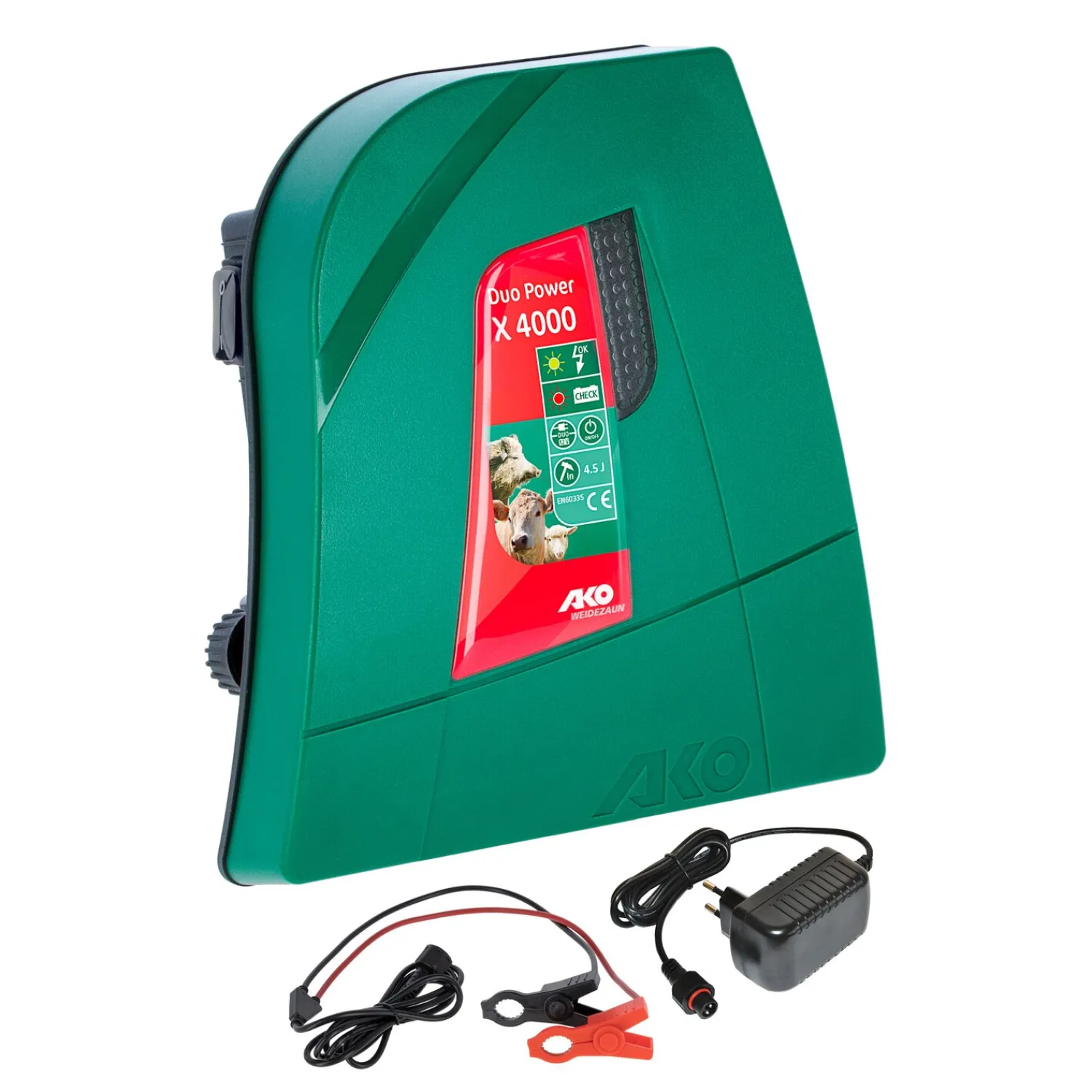 Loesdau Weidezaungeräte<AKO Weidezaungerät Duo Power X 4000