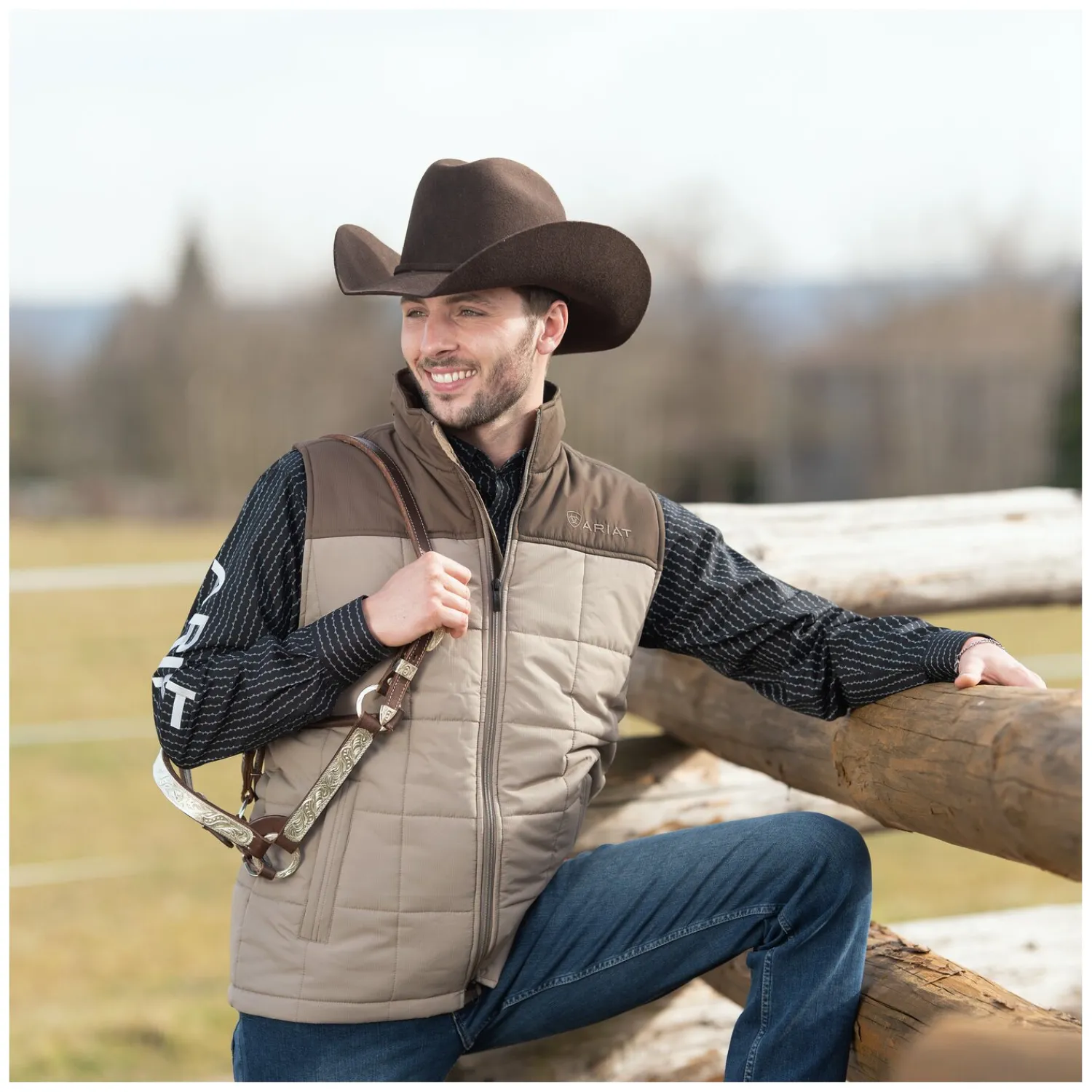 Herren Loesdau Westen<ARIAT Herren-Weste Crius Insulated Vest