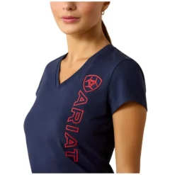 Damen ARIAT Polo & T-Shirts<T-Shirt Vertical-Logo Tee für Damen