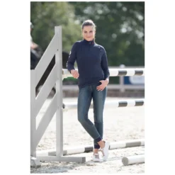 Damen ARIAT Reithosen<Vollbesatz-Reithose Halo Denim