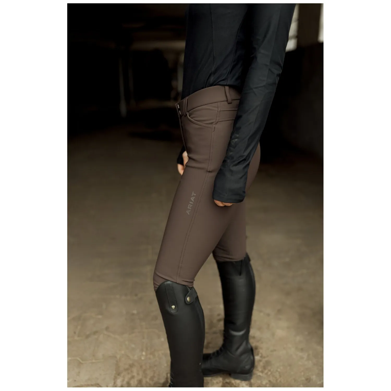 Damen ARIAT Reithosen<Winter-Reithose Tri Factor Vivacity Half Grip