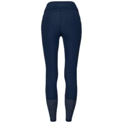 Damen black forest Reithosen<Grip-Halbbesatz-Reitleggings mit Mesh