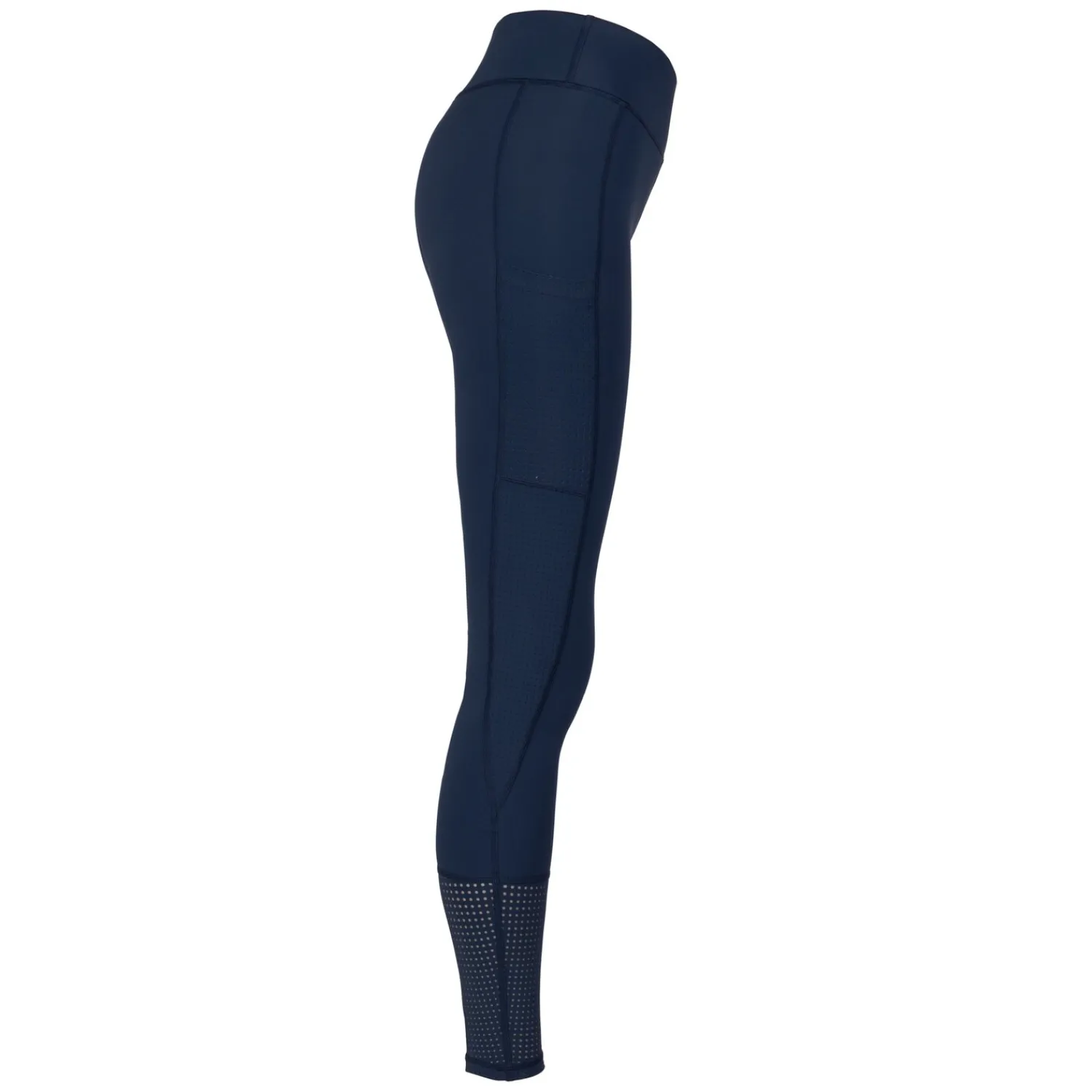 Damen black forest Reithosen<Grip-Halbbesatz-Reitleggings mit Mesh