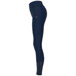 Damen black forest Reithosen<Grip-Halbbesatz-Reitleggings mit Mesh
