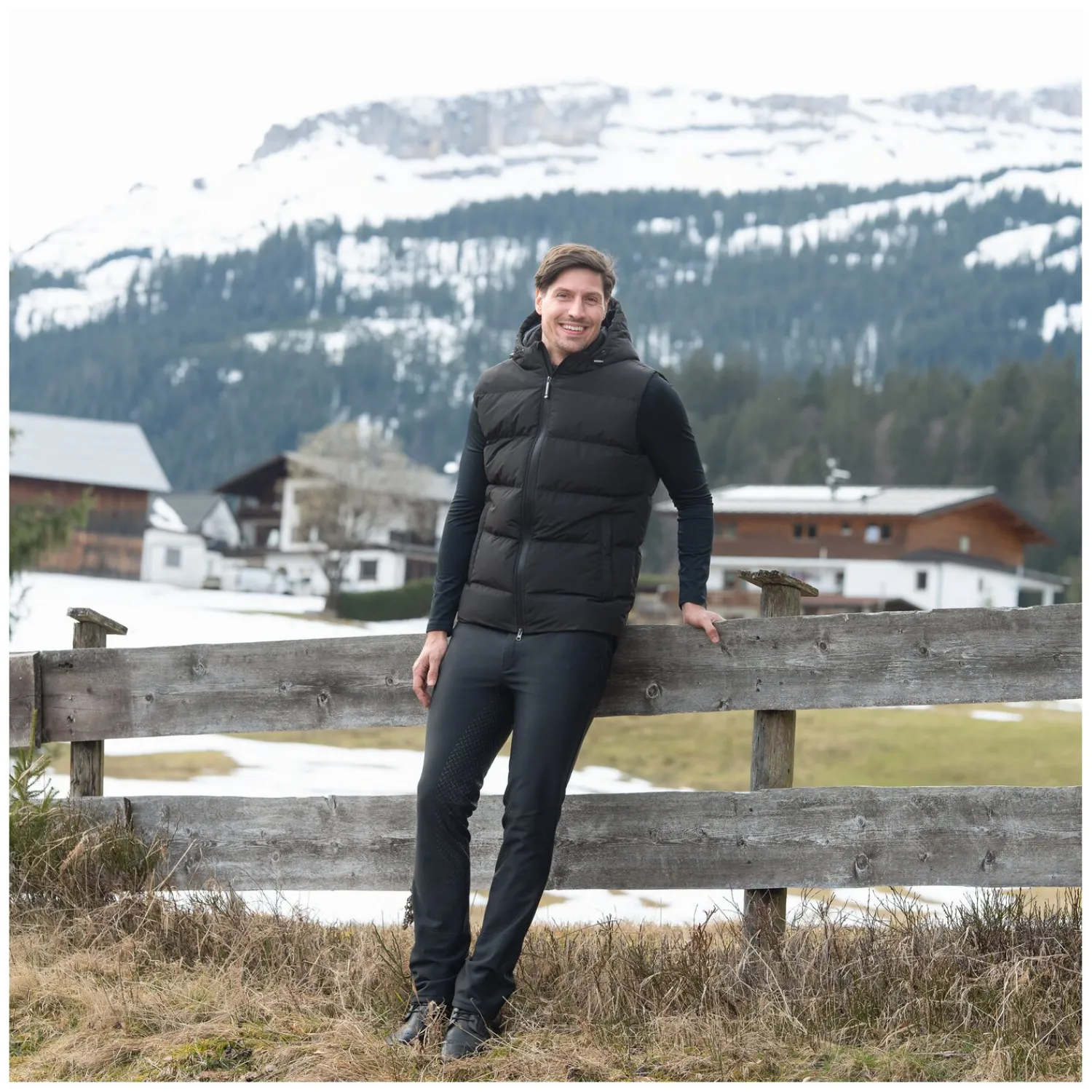Herren black forest Reithosen<Jodhpur-Reithose Softshell Grip