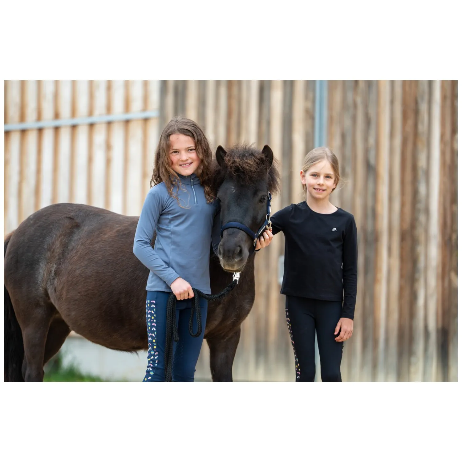 Kinder Loesdau Pullover & Hoodies|Funktionsshirts<black forest kids Funktionsshirt