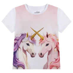 Kinder black forest kids Polo & T-Shirts<Glitzer Einhorn