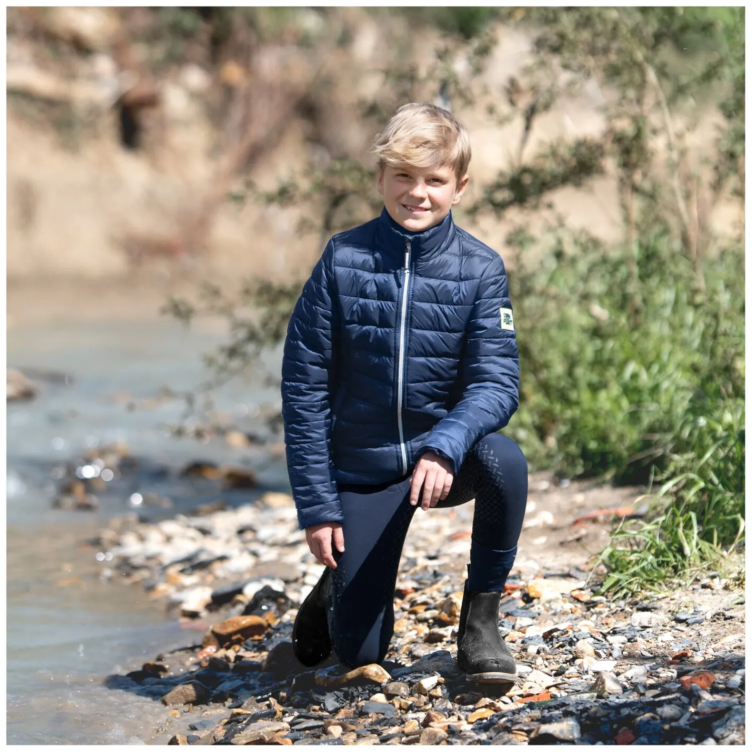 Kinder black forest kids Reithosen<Grip Vollbesatz-Reithose