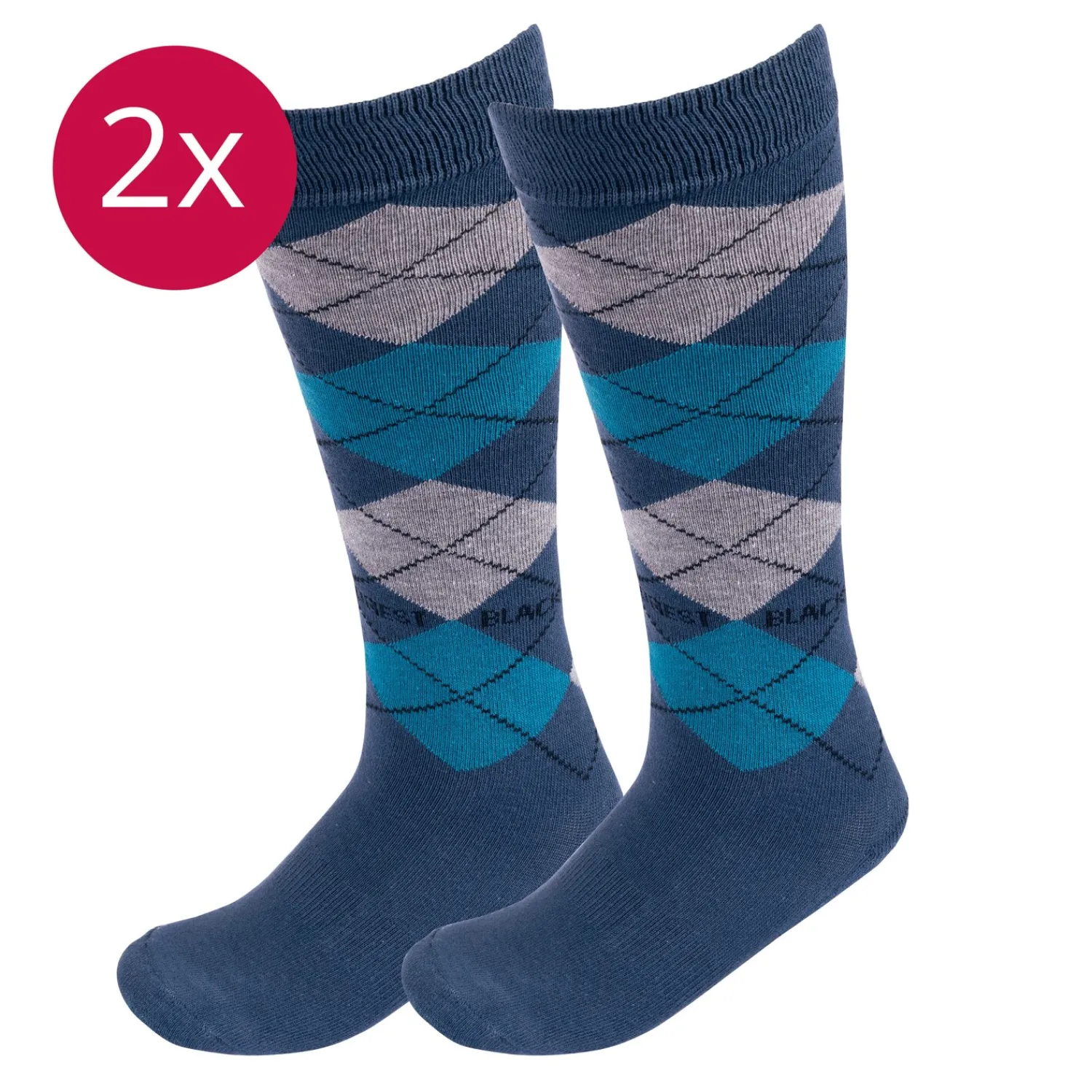 Loesdau Reitsocken|Vorteils-Sets<black forest Kniestrümpfe 2er-Set