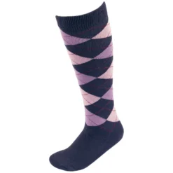 black forest Reitsocken<Kniestrümpfe mit Karomuster