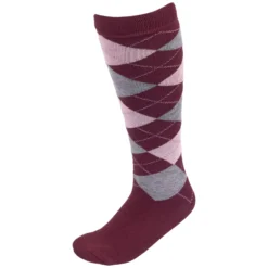 black forest Reitsocken<Kniestrümpfe mit Karomuster
