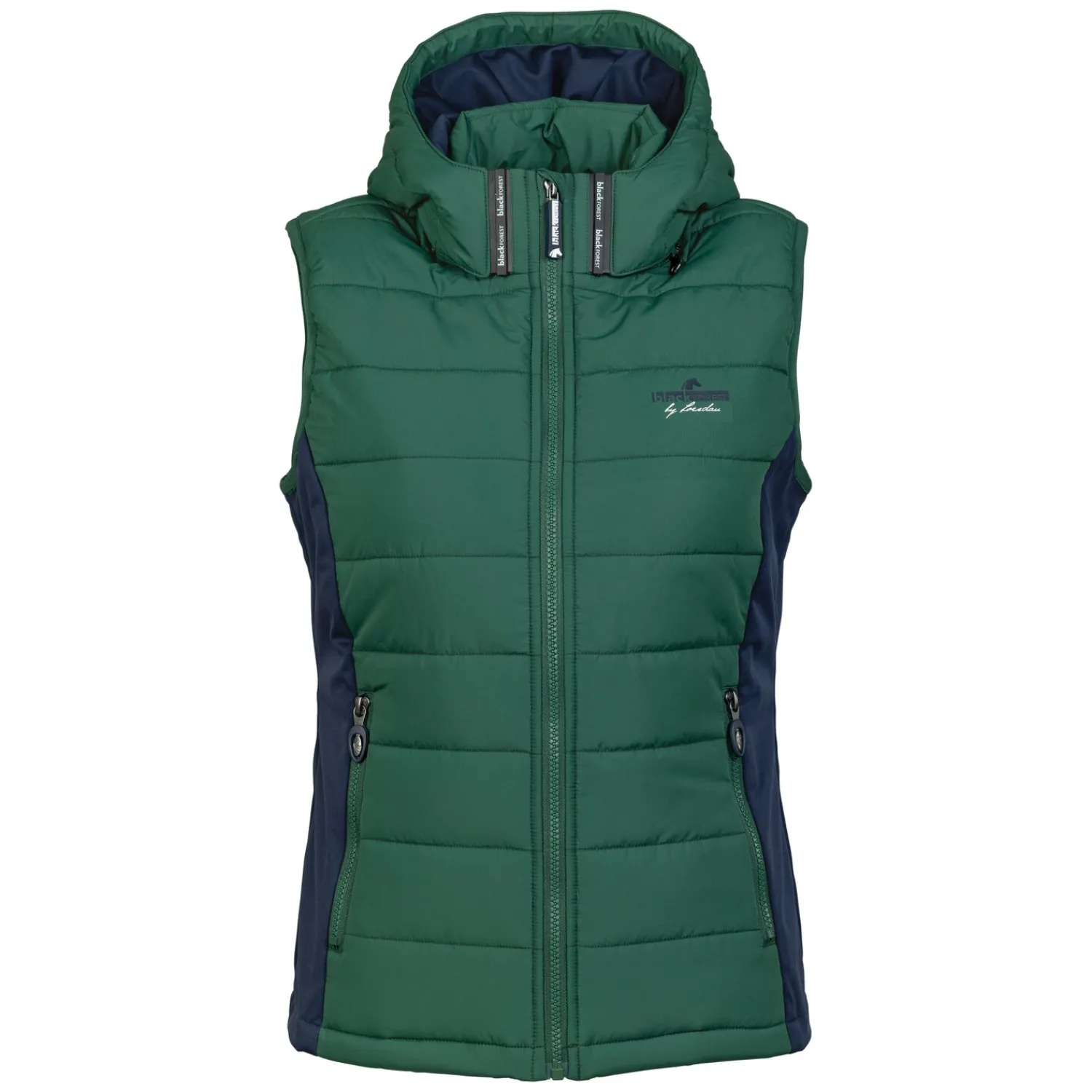 Damen Loesdau Westen<black forest Materialmix-Steppweste