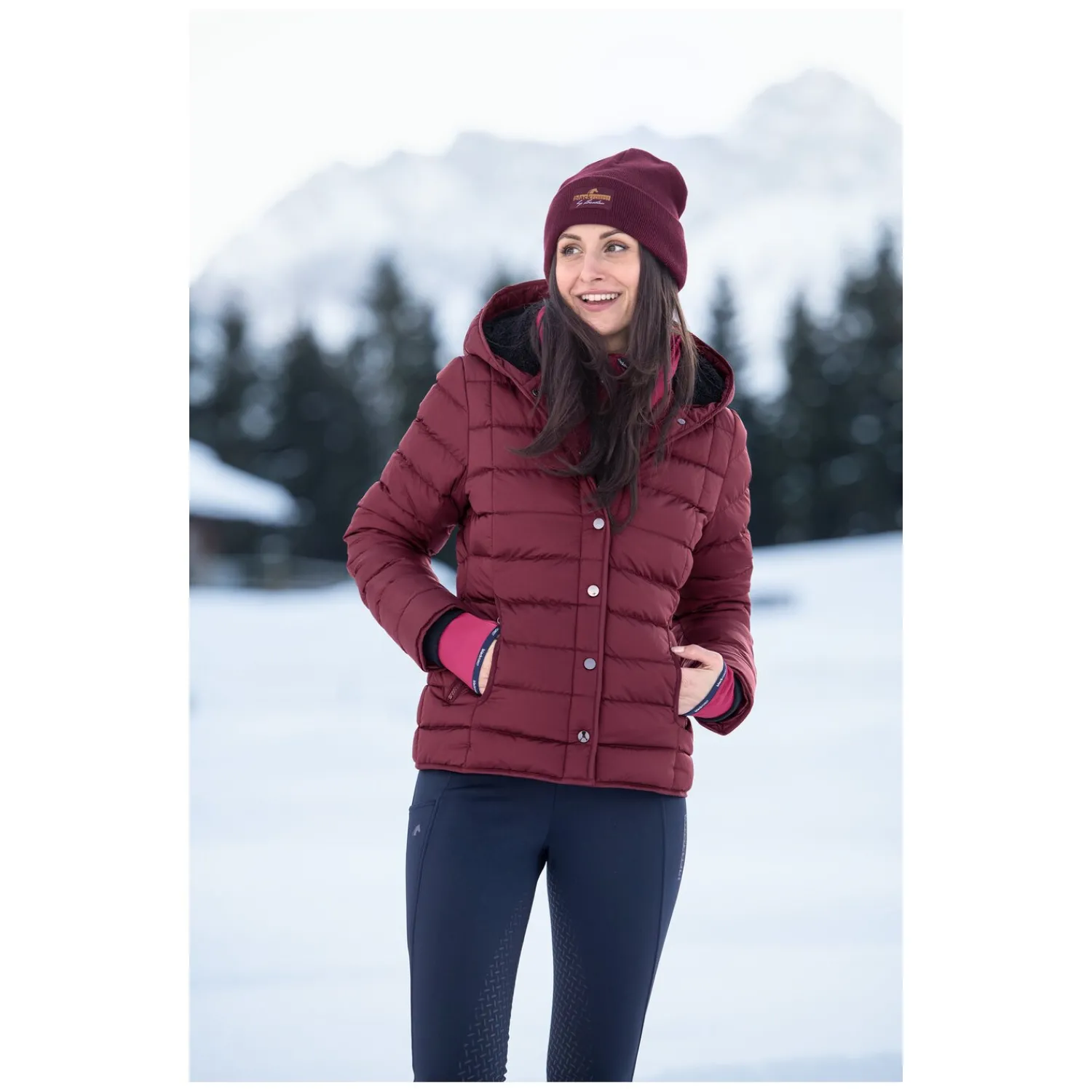 Damen Loesdau Reitjacken<black forest Steppjacke Valencia