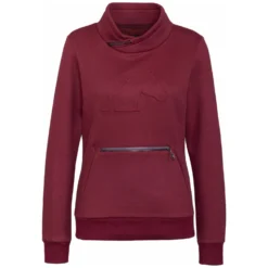 Damen Loesdau Pullover & Hoodies<black forest Sweathoodie mit Stehkragen