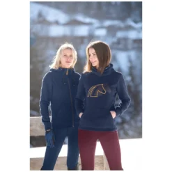 Damen Loesdau Reitjacken<black forest Sweatjacke Allover Torino
