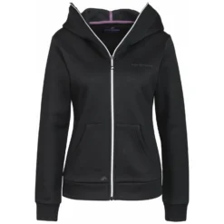 Damen Loesdau Reitjacken<forest Sweatjacke mit hohem Kragen