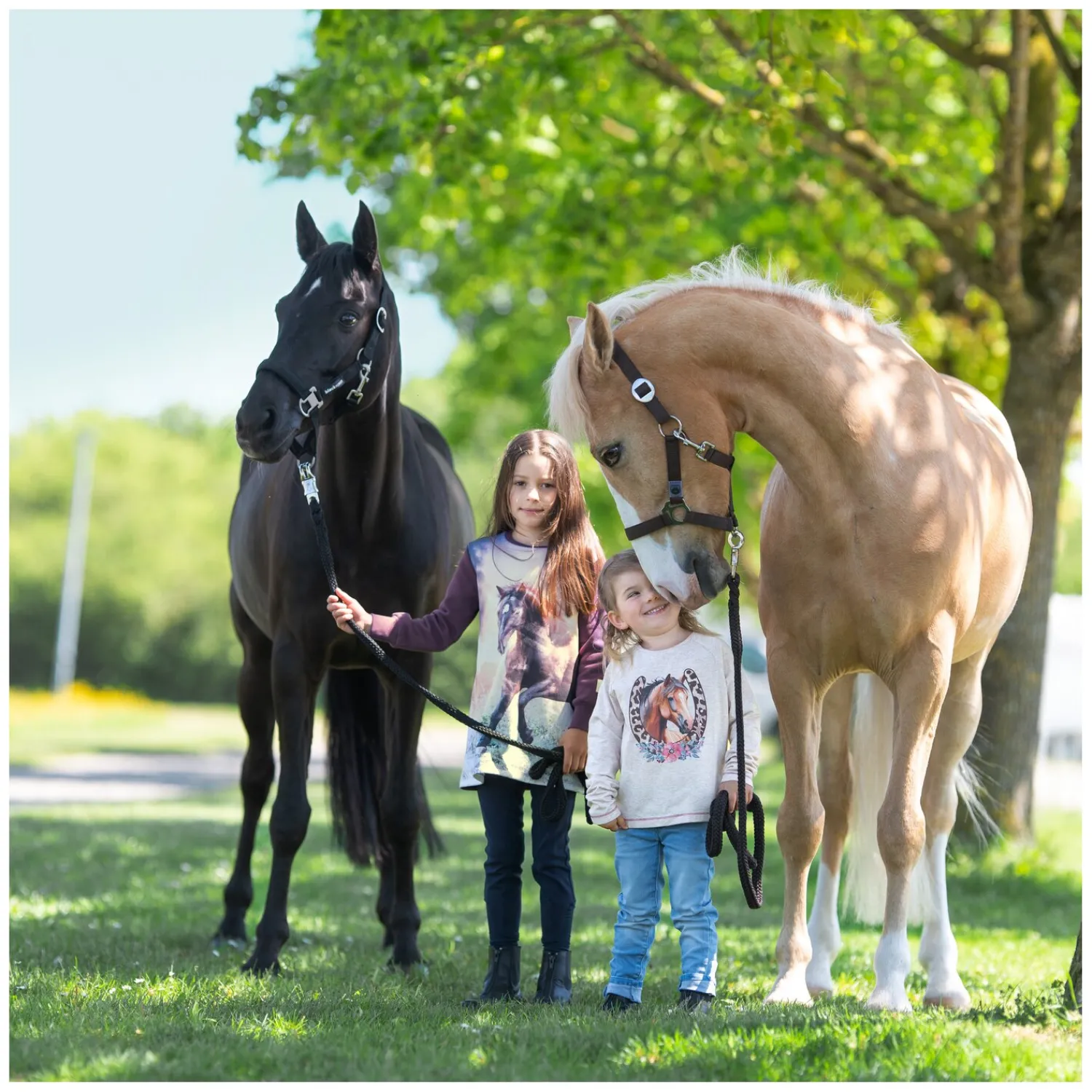 Kinder Loesdau Pullover & Hoodies<BONDI Sweatkleid Pferd