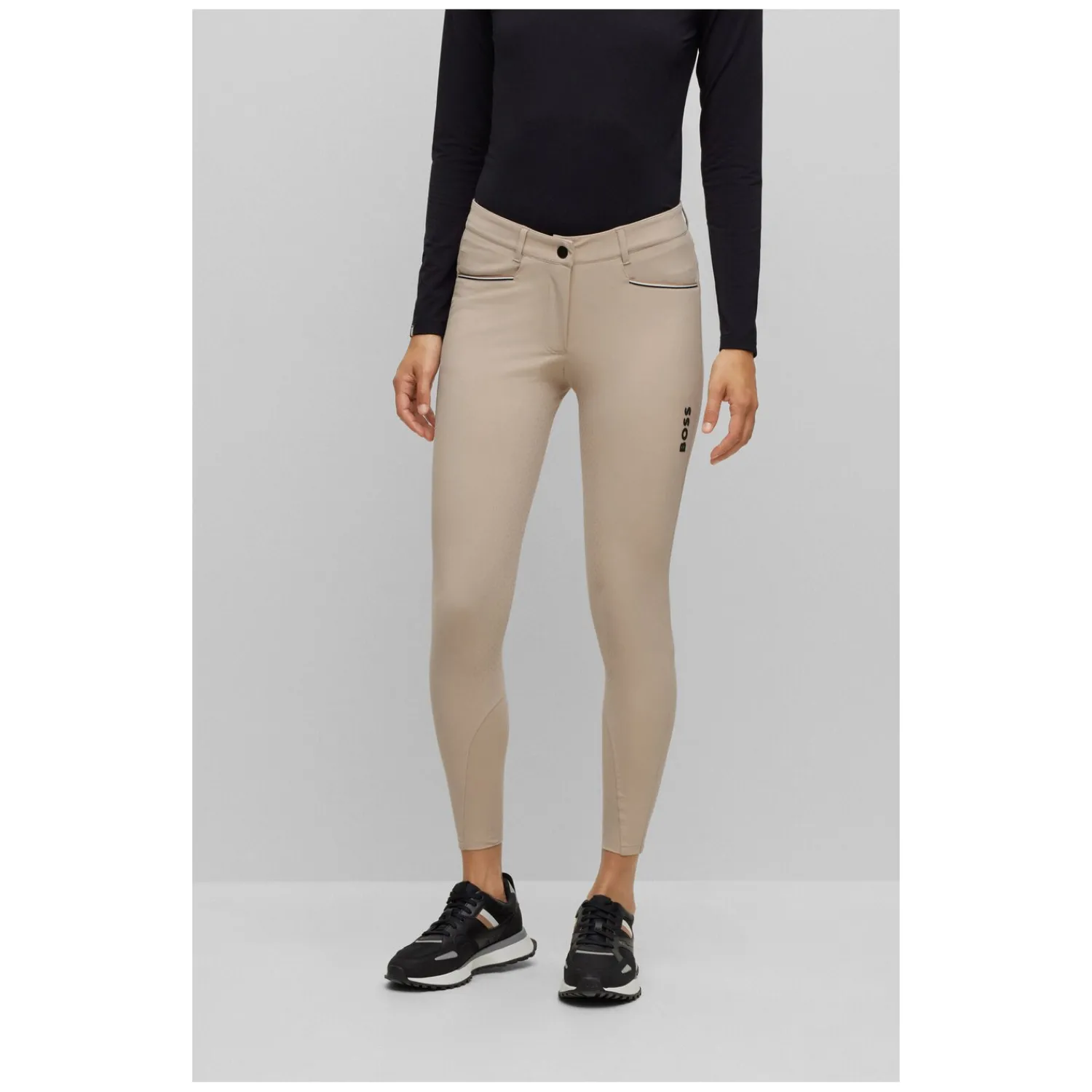 Damen BOSS EQUESTRIAN Reithosen<Grip-Vollbesatz-Reithose Heather
