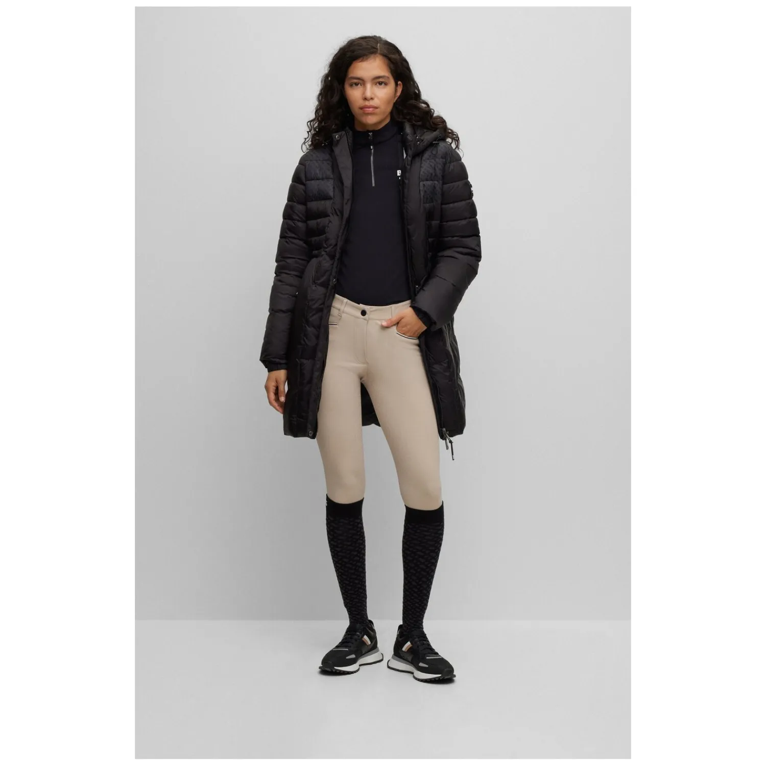 Damen BOSS EQUESTRIAN Reithosen<Grip-Vollbesatz-Reithose Heather