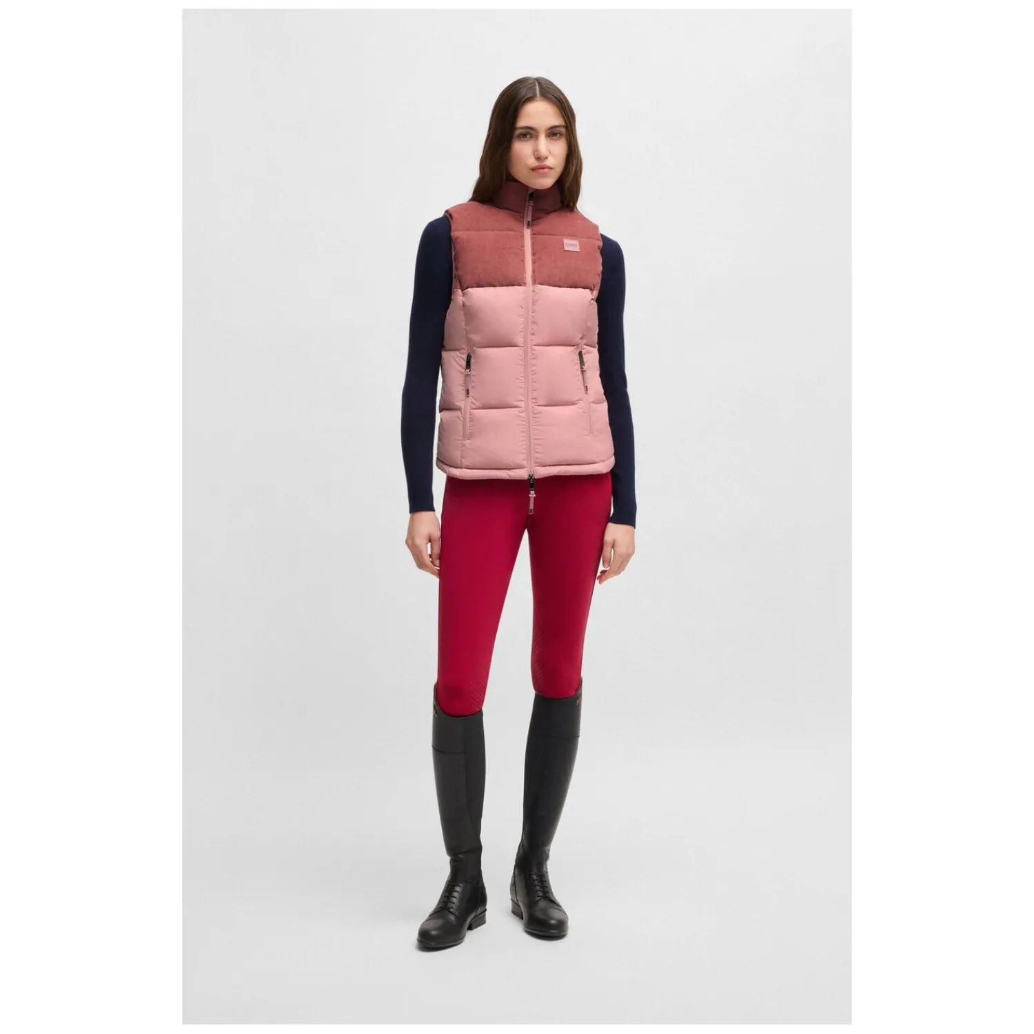 Damen BOSS EQUESTRIAN Westen<Pufferwete Vioa Cord