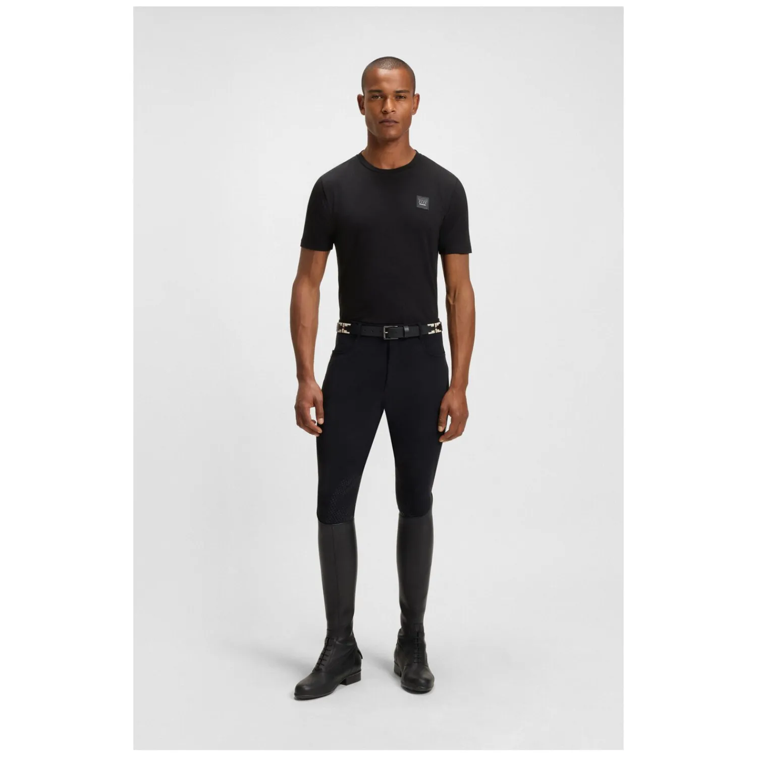 Herren BOSS EQUESTRIAN Polo & T-Shirts<T-hirt Pierce it Patch