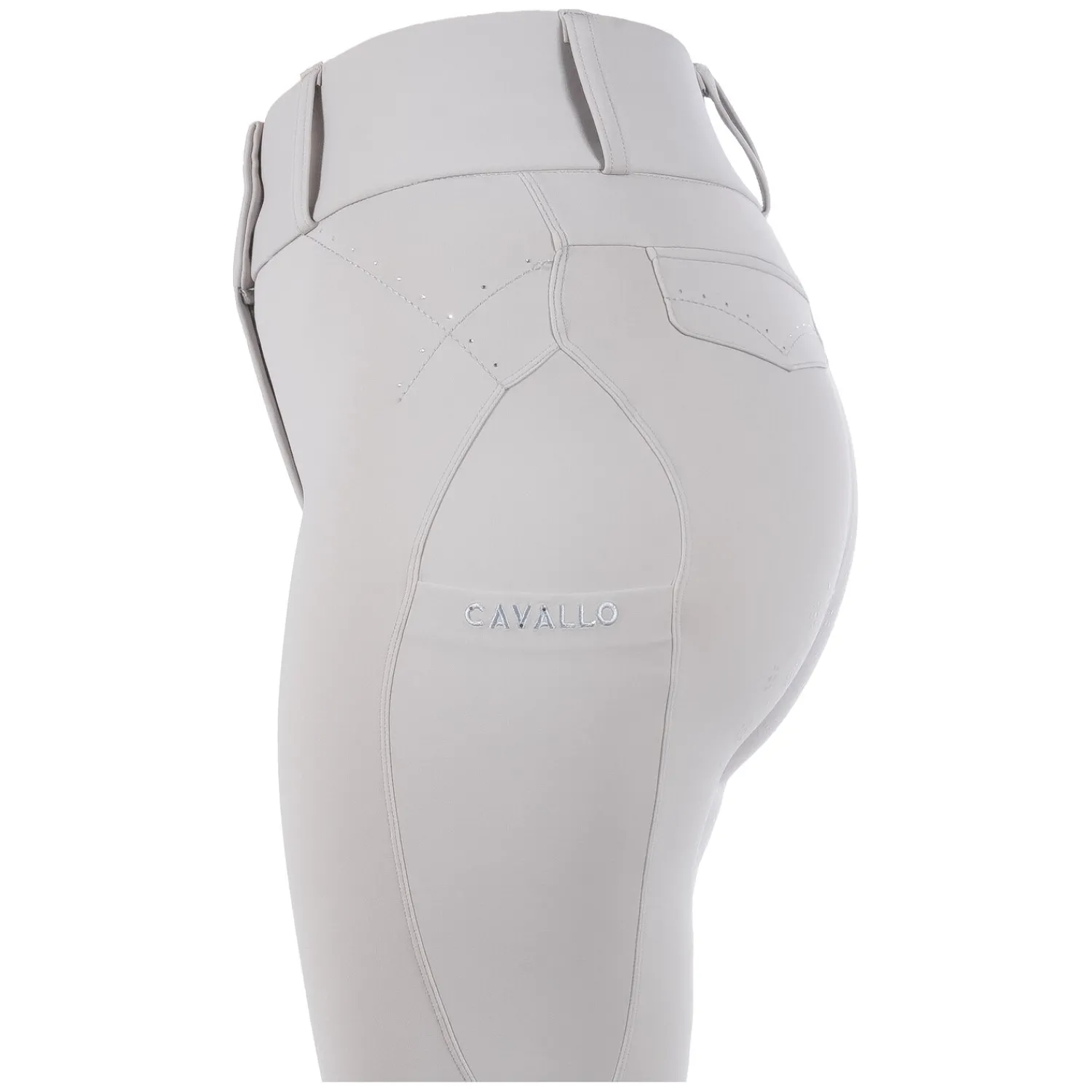 Damen Cavallo Reithosen<Gesäßeinsatz-Reithose CAVALCANDERA GRIP MOBILE
