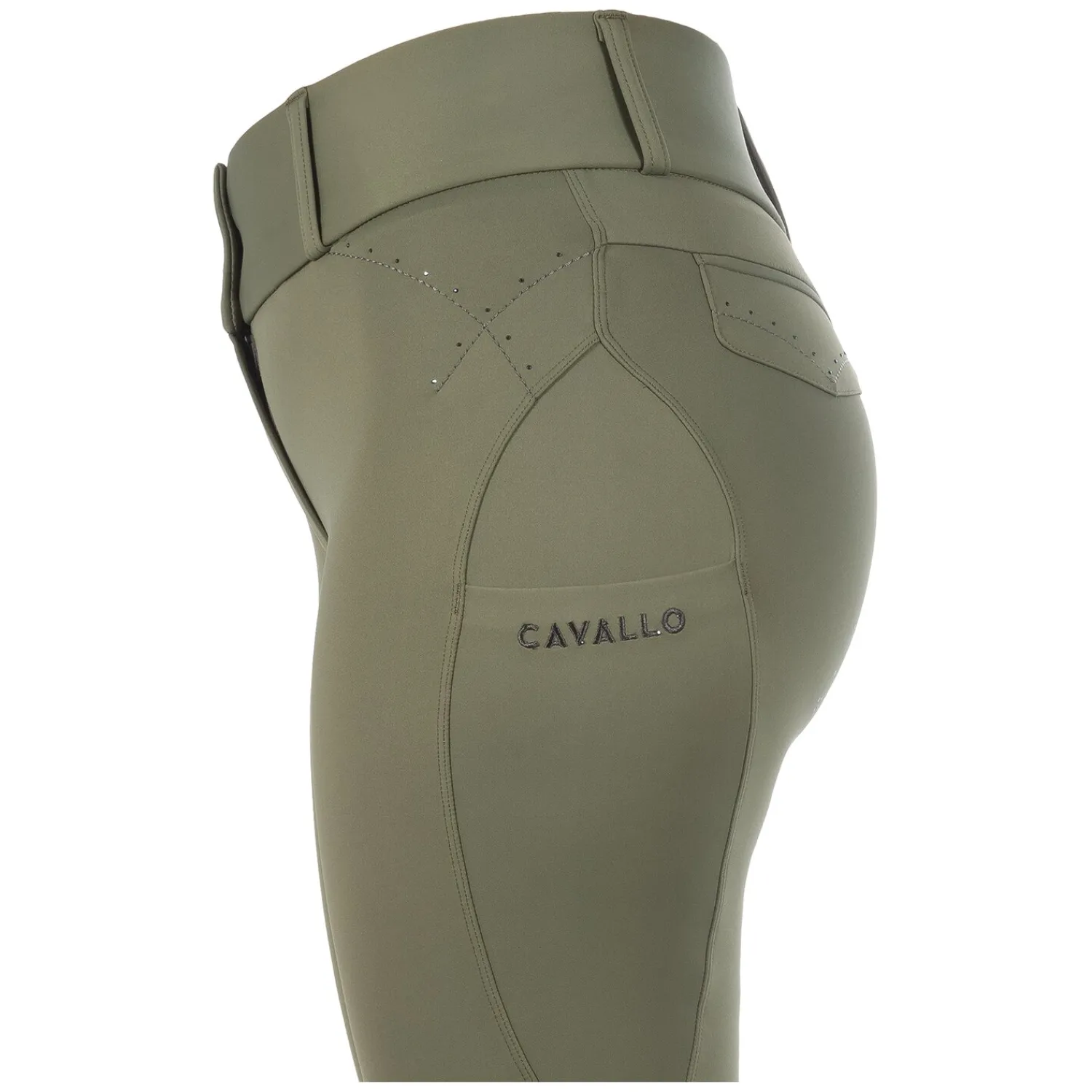 Damen Cavallo Reithosen<Gesäßeinsatz-Reithose CAVALCANDERA GRIP MOBILE