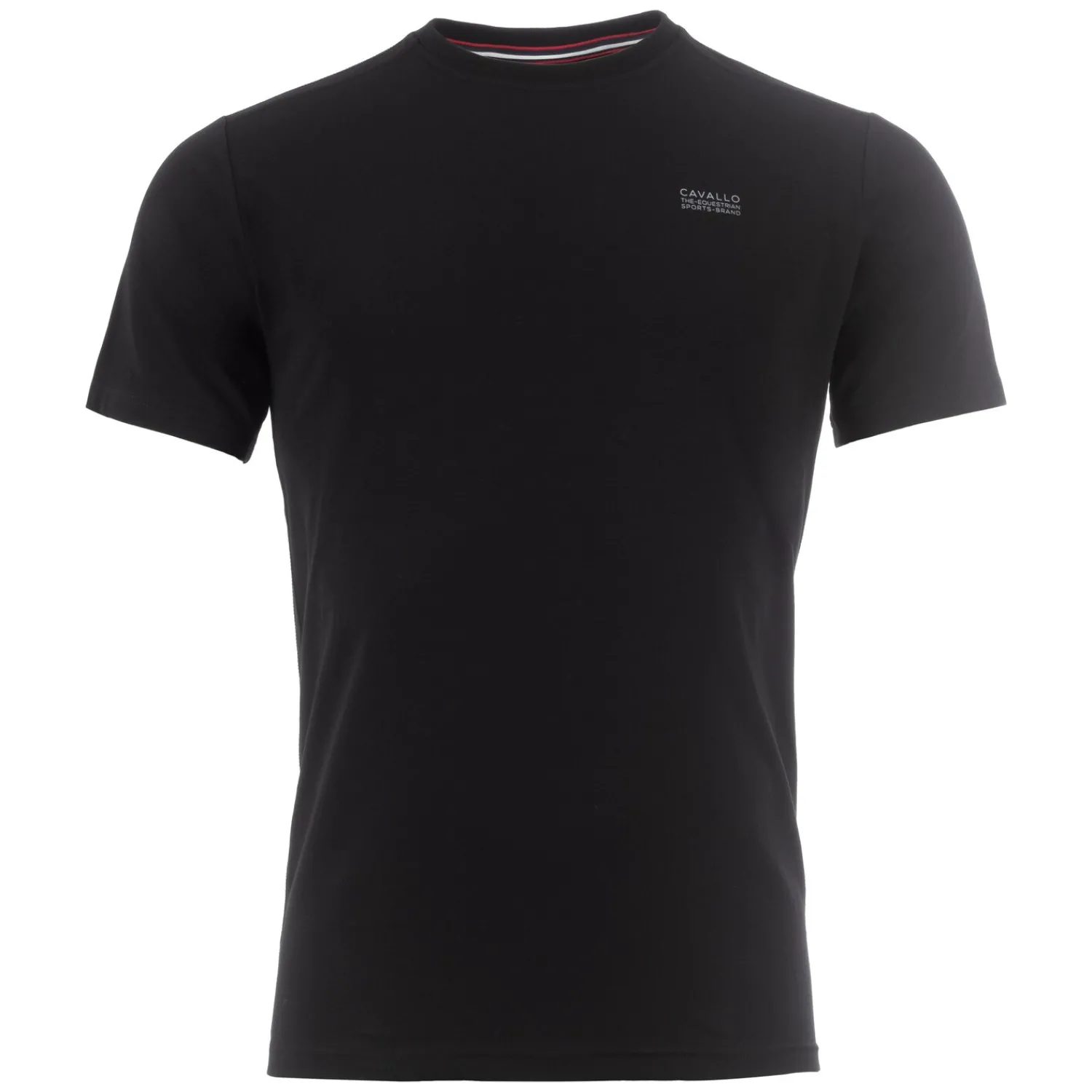 Herren Cavallo Polo & T-Shirts|Funktionsshirts<T-hirt CAVALCOTTON R-NECK