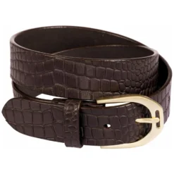 Cheval de Luxe Reitgürtel<Gürtel Croco Limoges