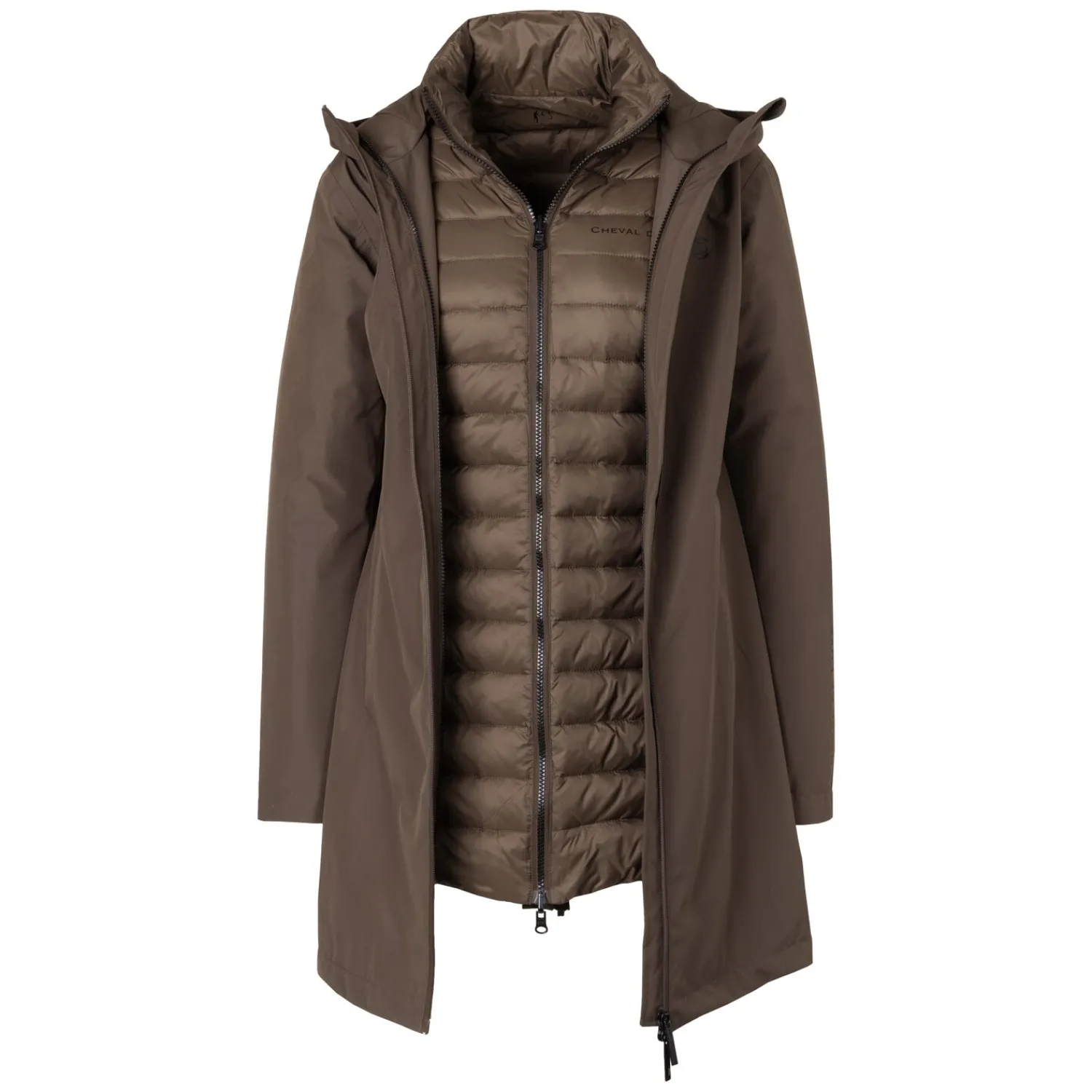 Damen Cheval de Luxe Reitjacken<Parka 3-in1