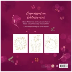 Loesdau Geschenke Für Reiter<COPPENRATH Metallic-Malen mit Bicolor-Buntstifte Pferdefreunde