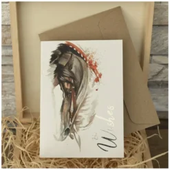 Loesdau Geschenke Für Reiter<DESIGNED LINES Grußkarte
