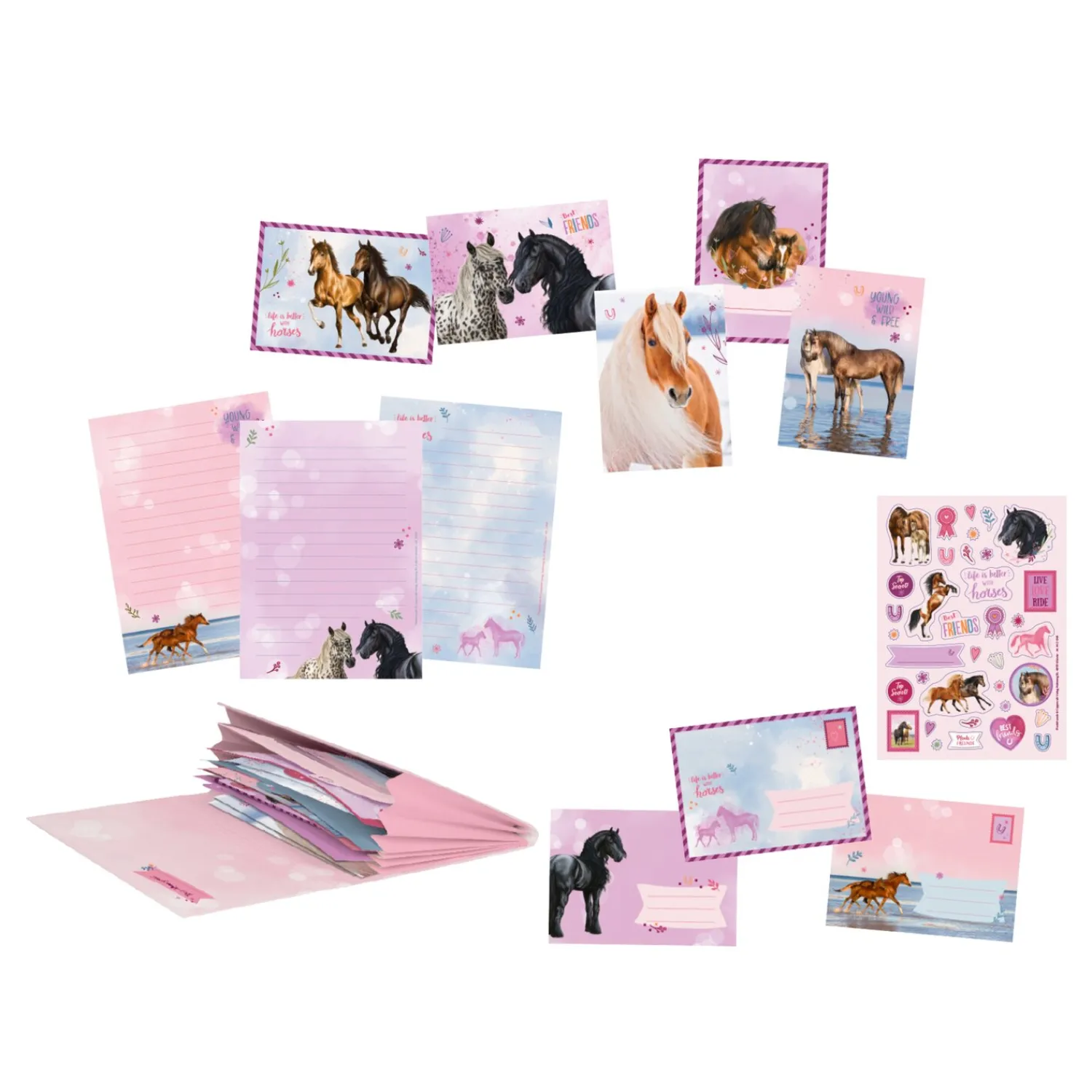 Loesdau Geschenke Für Reiter<DIE SPIEGELBURG Briefpapier Set Pferdefreunde