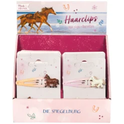 Loesdau Geschenke Für Reiter<DIE SPIEGELBURG Haar-Clips Pferde FREUNDE