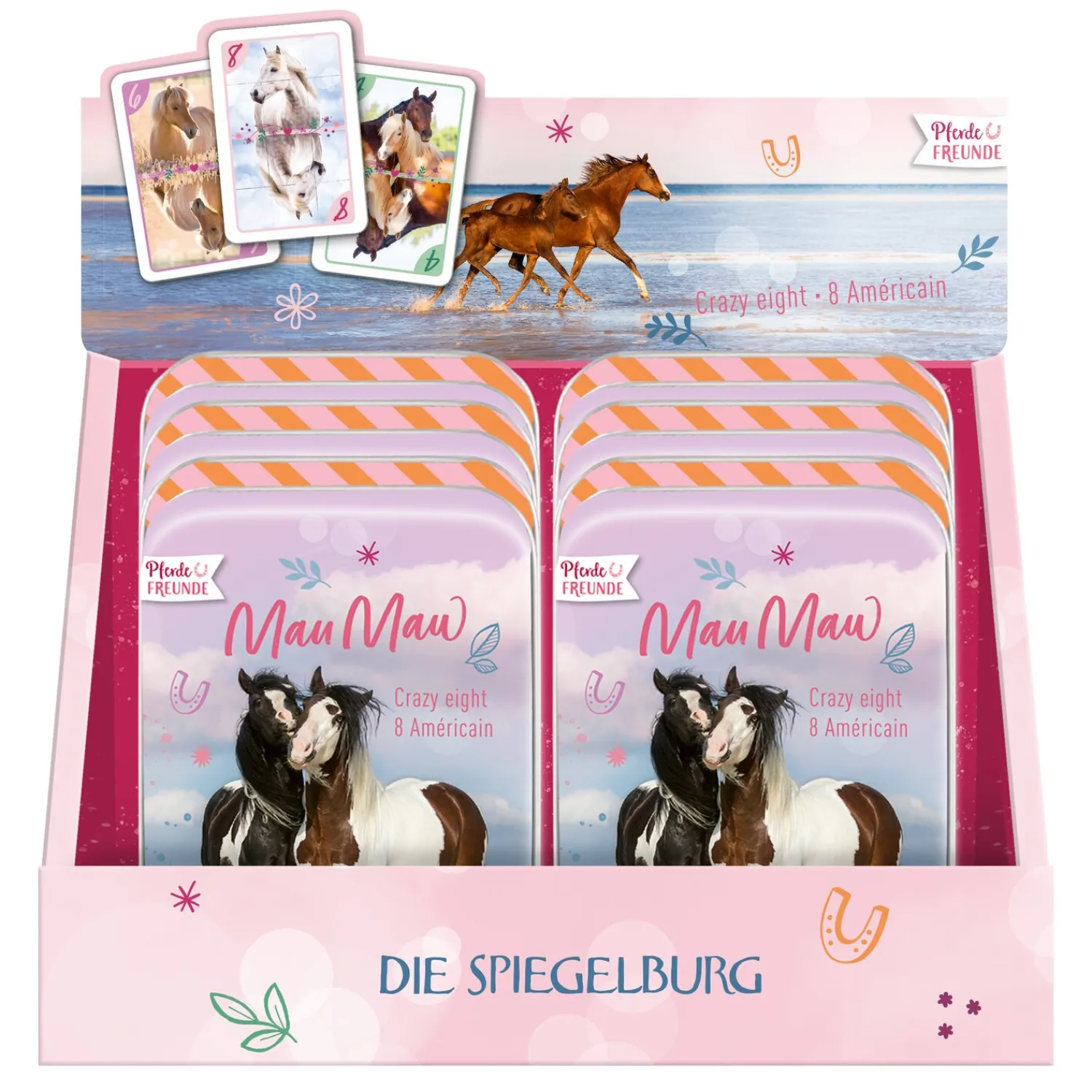 Loesdau Geschenke Für Reiter<DIE SPIEGELBURG Mau Mau Kartenspiel Pferdekopf Pferde FREUNDE
