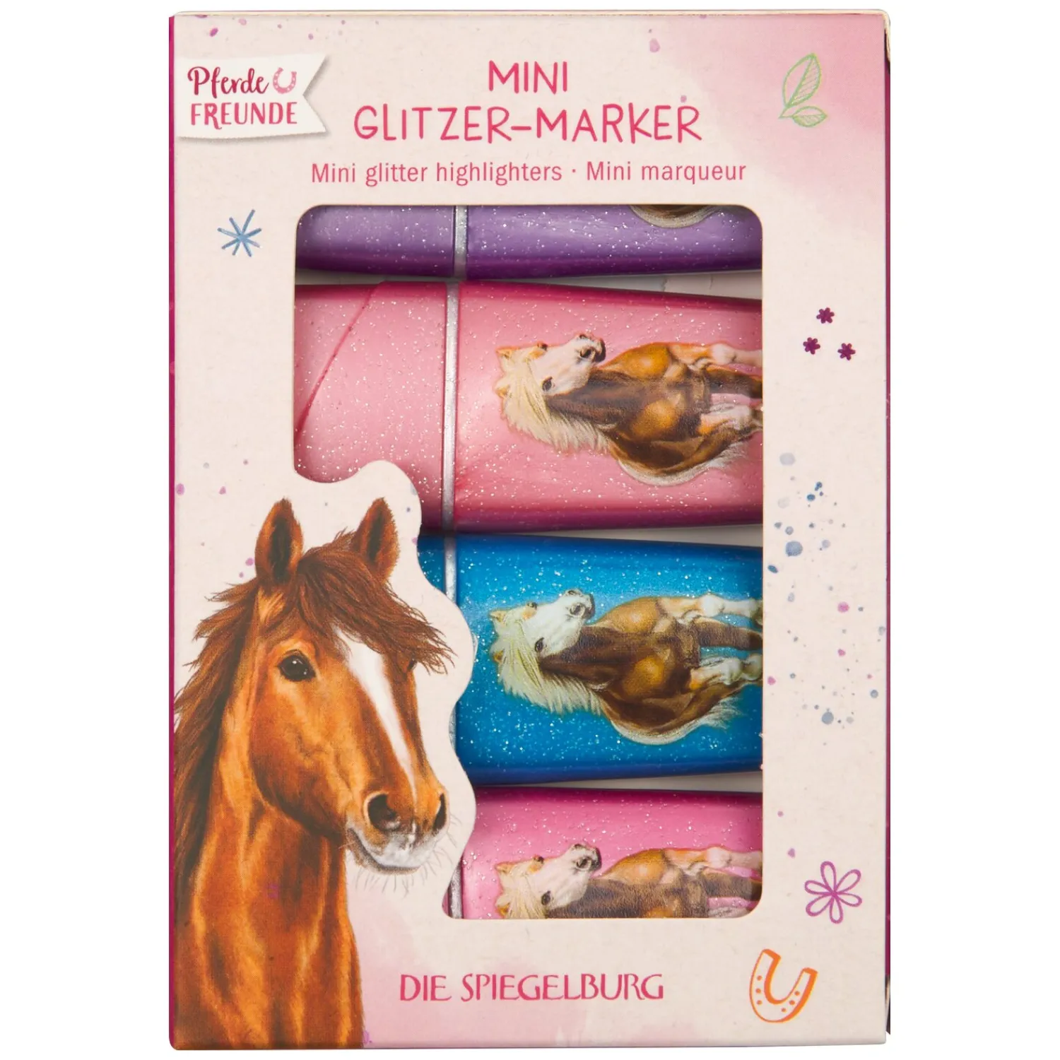 Loesdau Geschenke Für Reiter<DIE SPIEGELBURG Mini Glitzer-Marker Pferdefreunde