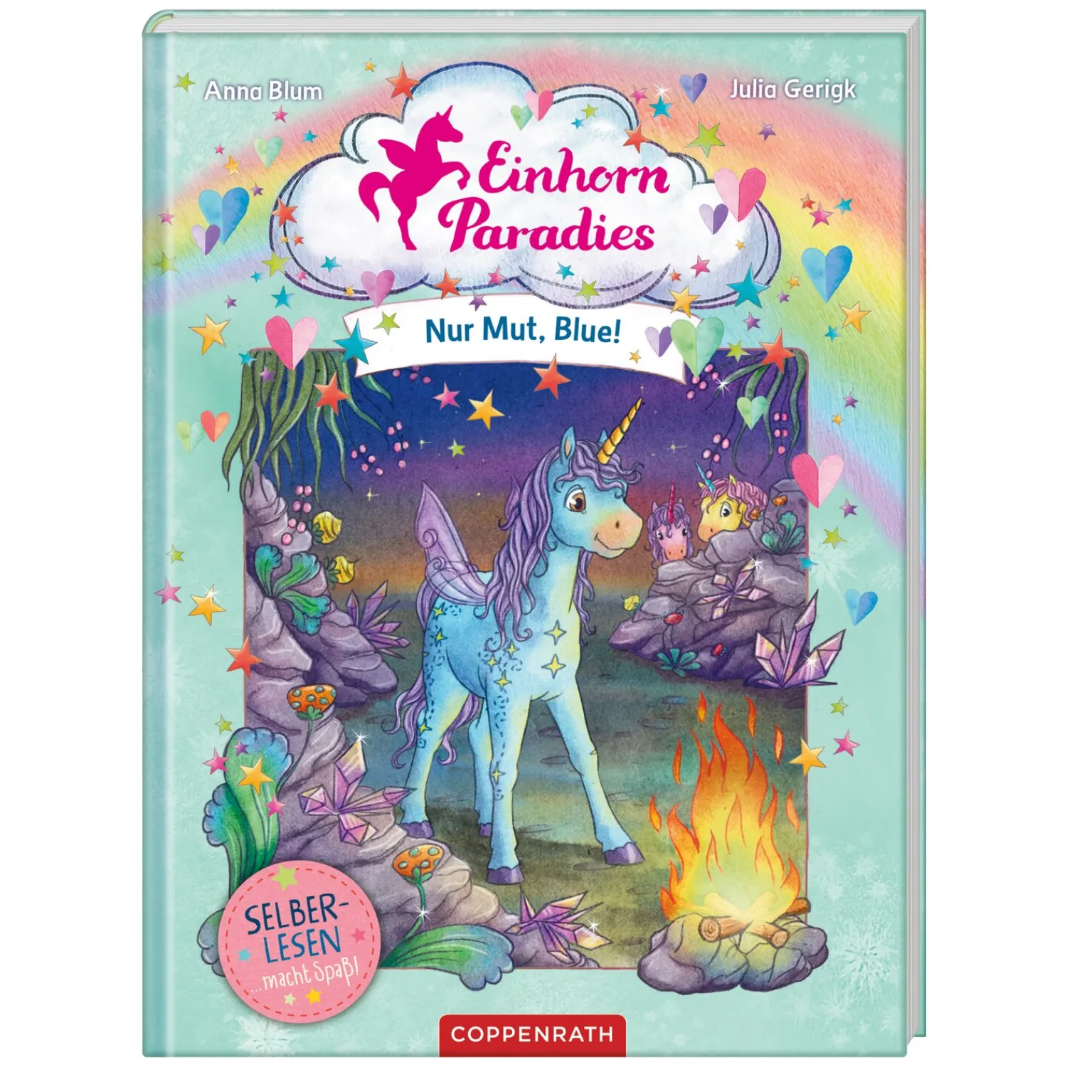 Loesdau Bücher & Multimedia<DIE SPIEGELBURG Nur Mut Blue Einhorn Paradies