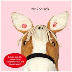 Loesdau Hobby Horsing<DIE SPIEGELBURG Steckenpferd Rudi mit Sound