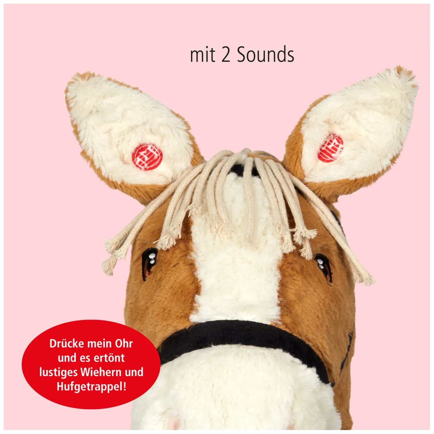 Loesdau Hobby Horsing<DIE SPIEGELBURG Steckenpferd Rudi mit Sound