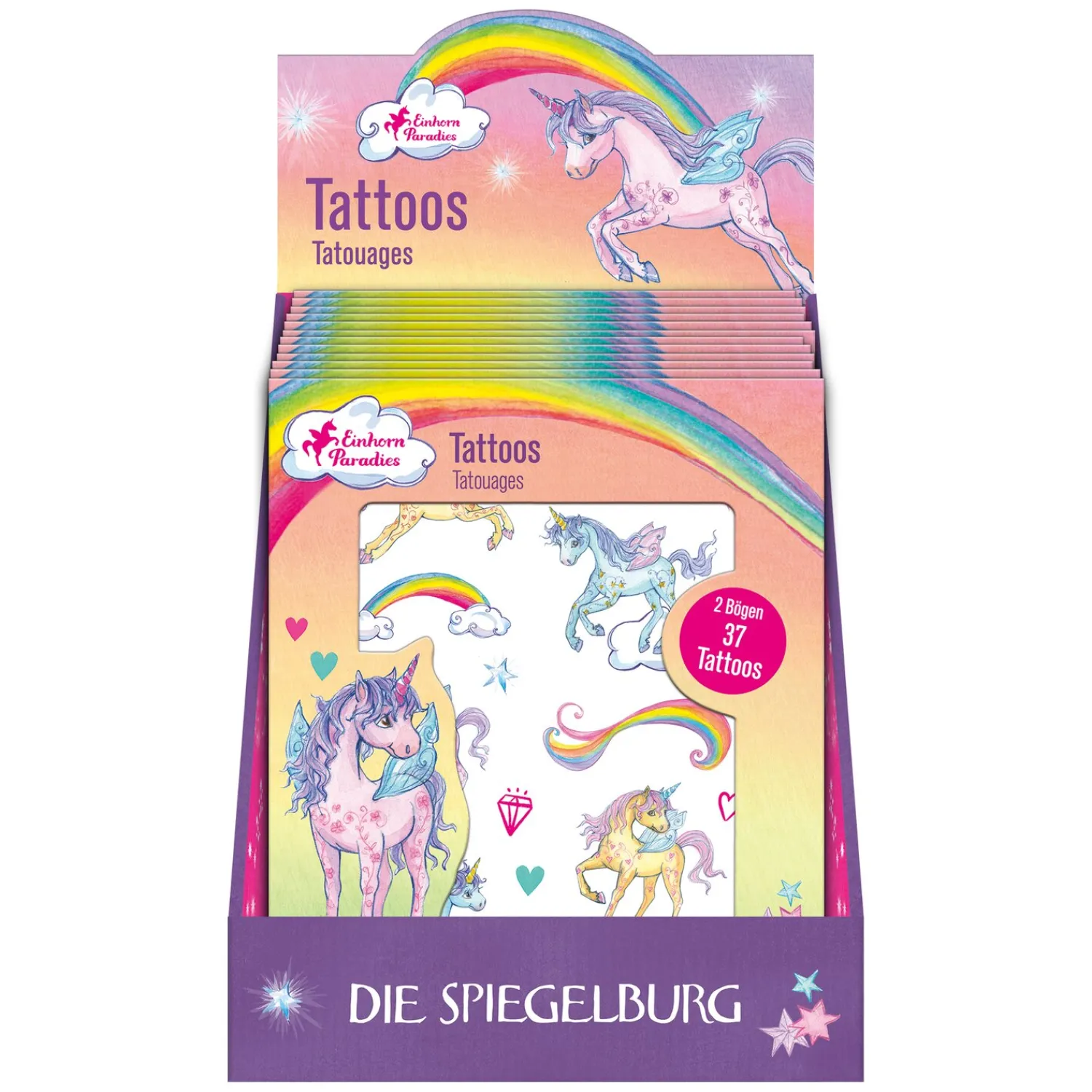 Loesdau Geschenke Für Reiter<DIE SPIEGELBURG Tattoos Einhorn Paradies