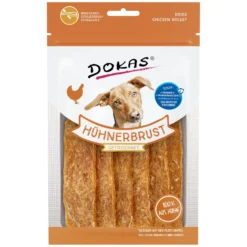 DOKAS Hundesnacks<Fleisch-Snack getrocknet