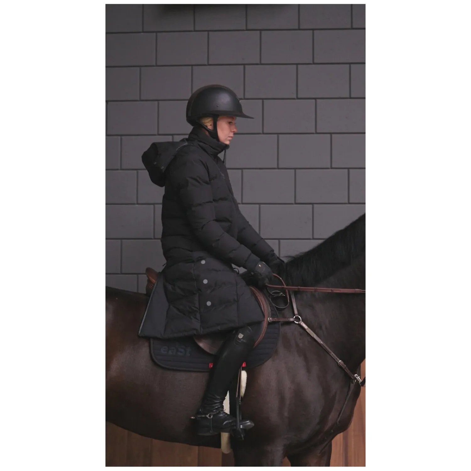 Damen eaSt Reitjacken<ante Perforance ong Puffer Coat