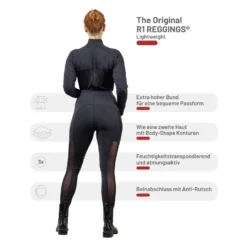 Damen eaSt Reithosen<Reitegging Regging R1 ightweight