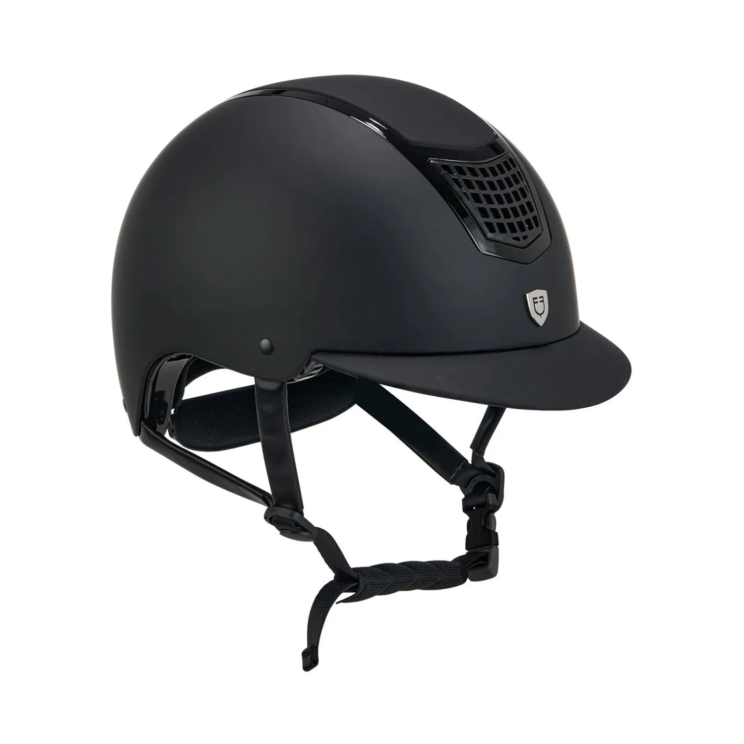 Loesdau Reithelme<EQUESTRO Reithelm Eclipse Plain Matt